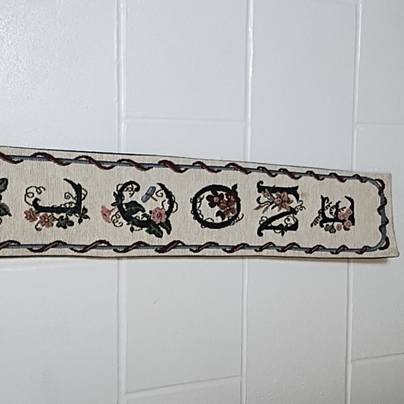 2 Vintage Tapestries Welcome Bird Lovers Cottagecore Decor Approx 36X6 - Picture 13 of 13